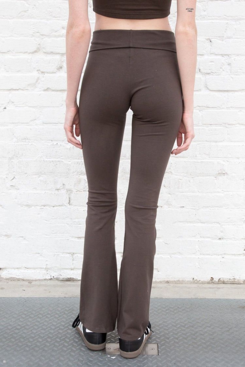 Pantalon Brandy Melville Priscilla Marron Foncé | RBZ-55494691